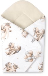Sensillo ROŻEK BAWEŁNA FLYING TEDDY BEIGE 75X75