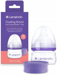 Lansinoh LANSINOH Butelka do karmienia 60ML + Smoczek NaturalWave XS