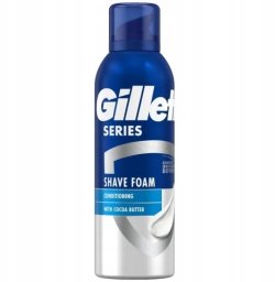 Gilette Gillette Series odżywcza pianka do golenia z masłem kakaowym 200ml