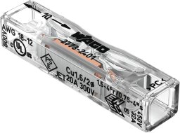 Orno Złączka Wago 1-torowa przelotowa, do przewodów sztywnych, 2773-2401, od 0,2-4mm-, 5 szt