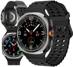 Smartwatch Diaway Smartwatch Zegarek Watch GPS Czarny Amoled Pro Rozmowy Sportowy Menu PL LTE U8 Ultra
