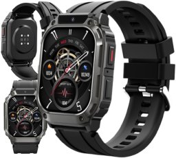 Smartwatch Diaway Smartwatch Zegarek Watch GPS Czarny Amoled Pro Rozmowy Sportowy Menu PL LTE Q80