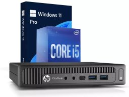 Komputer poleasingowy HP HP Elitedesk 800 G2 MFF i5-6500 16 GB 512 GB SSD Mini PC Type-C USB3.0 2xDP W11 Pro