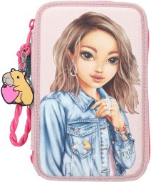 Piórnik DEPESCHE TOPModel - Triple Pencil Case Capybara - Rose