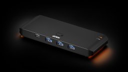 HUB USB Aten 2 x 4-Port USB 3.2 Gen 1