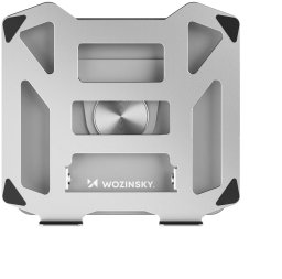 Wozinsky WDCX-X19-AB HardStand z obrotem 360° pod laptopa i tablet srebrna (5907769387685)