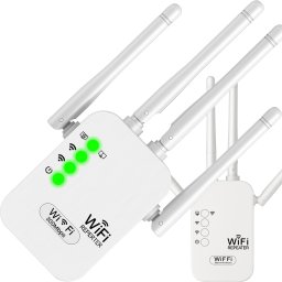 Router Mocny wzmacniacz sygnału wifi 4-anteny 300mb/s 2.4 ghz repeater zewnętrzny - er1046
