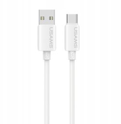 Kabel USB Usams U98 Silikonowy USB-A do USB-C 3A Biały (USA1502)