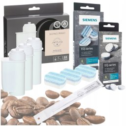 AQUALOGIS Zestaw 3szt zamiennik Filtra Wody - Brita Intenza Tabletki Szczoteczka