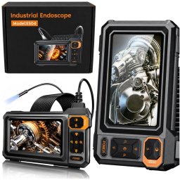 Lean Kamera Przewodowa Inspekcyjna Endoskop 8 Diod LED LCD 4,3'' IP67