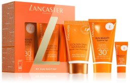 Eucerin  Lancaster Set My Sun Routine balsam do ciała SPF30 50ml + balsam po opalaniu 50ml + krem do twarzy SPF30 3ml