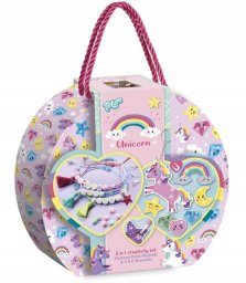 Totum : Unicorn - 2 In 1 Creativity Set (Diamond Paint Magnets & A B C Bracelets) (TT072213)