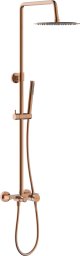 Zestaw prysznicowy momali 2424930-SCPV / VALVEX / CANNOLI / KOLUMNA NATRYSKOWA , SATIN COPPER /