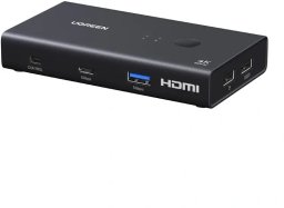 HUB USB Ugreen Przełącznik Hub AK502 2xUSB-A, USB-C, HDMI (UGR5910)