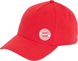 Adidas Czapka z daszkiem adidas FC Bayern Munich Essentials czerwona IA2333 Dorośli M/L