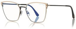 Tom Ford Okulary Tom Ford unisex FT5574-021 (Lens/Bridge/Temple) 53/17/145 mm