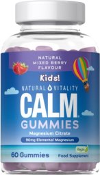 Adidas NATURAL VITALITY Calm Kids Magnesium smak malinowo-truskawkowy 60 żelek