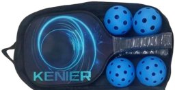 Netex Zestaw Pickleball 2 Rakietki 4 Piłeczki Pokrowiec