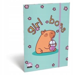 ICO Teczka z gumką Lizzy Lollipop Capybara, A5, mix kolorów