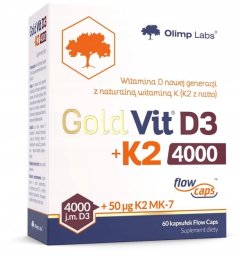 Olimp Labs OLIMP LABS_Gold-Vit D3+K2 suplement diety 4000 IU 60 kaps