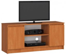 Fabryka Mebli Akord Szafka rtv, półki, Nova, 120x40x55 cm, olcha, mat | TYLETEGOTU