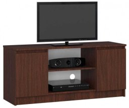 Fabryka Mebli Akord Szafka rtv, półki, Nova, 120x40x55 cm, wenge, mat | TYLETEGOTU