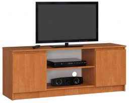 Fabryka Mebli Akord Szafka rtv, stolik, Nova, 140x40x55 cm, olcha, mat | TYLETEGOTU