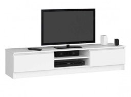 Fabryka Mebli Akord Szafka rtv, NOVA 160x40x33 cm, biel, mat | TYLETEGOTU