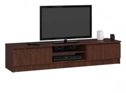 Fabryka Mebli Akord Szafka rtv, NOVA 160x40x33 cm, wenge, mat | TYLETEGOTU