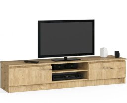 Fabryka Mebli Akord Szafka rtv, NOVA 160x40x33 cm, dąb artisan, mat | TYLETEGOTU