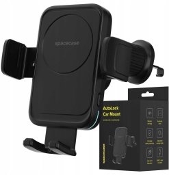 spacecase Uchwyt na telefon do samochodu z ładowarką indukcyjną SPACECASE AutoLock Air