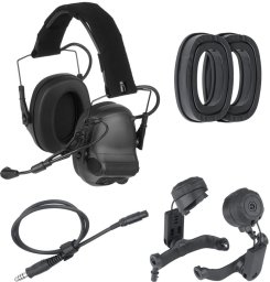 3mtm Earmor - Aktywne ochronniki słuchu M33SET - Czarny