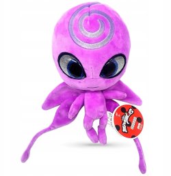 Sanrio Maskotka z bajki Miraculous Biedronka i Czarny kot Kwami Nooroo 24cm