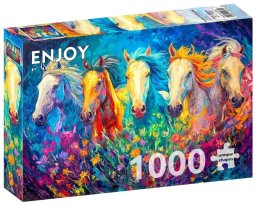 Enjoy Puzzle 1000 Kolorowy galop (5949194022755)