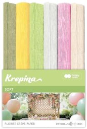 GDD Krepina marszczona 25x100cm Soft 6 kolorów (5902979038709)