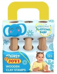 Jovi Stemple do plasteliny drewniane 3szt mix (8412027034951)