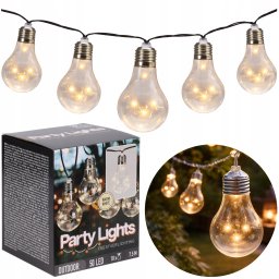 Lumarko Lampki imprezowe na ogród 50LED WW