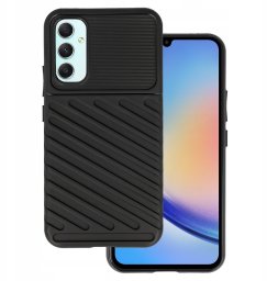 iLike Tylny pokrowiec Samsung GALAXY A34 5G THUNDER CASE FOR Black