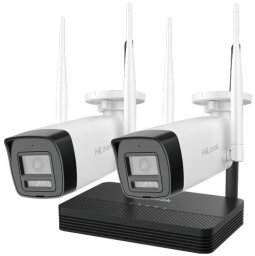 Rejestrator HiLook Urządzenia rejestracji i kontroli DS-J142I (STD) IKS-2044BH-PH/W 4MP H.265 zestaw dwóch bullet WiFi NVS White 694216047 IKS-2044BH-PH/W