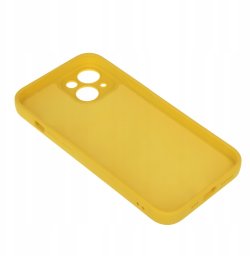 iLike Tylny pokrowiec Samsung Galaxy A35 5G Silicon case Yellow (GSM182599)
