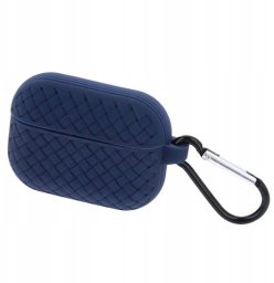 iLike Etui na słuchawki Apple Airpods 3 with hook Cas Navy Blue
