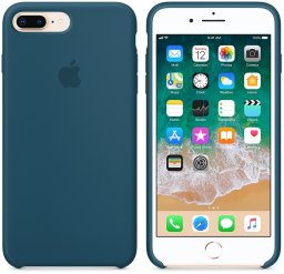 Apple Etui - iPhone 8 Plus / 7 Plus Silicone Case Cosmo Blue 190198633644 (190198633644) (MR6D2ZM/A)