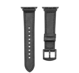 Araree Siksniņa Connect Watch 38/40/41mm Silicone patch Leather Watch Strap (132mm M/L) Black CONAPP38SPLB