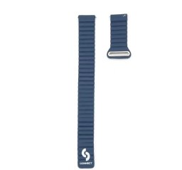 Araree Akcesoria do zegarków Siksniņa Connect 22mm Flat head Leather - Silicone Loop Magnetic Watch Strap Midnight Blue (CONUNI22FHSM)