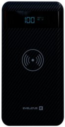 Evelatus Zewnętrzny akumulator Power Bank Wireless 10000 mAh Black EPB05 EPB05BK