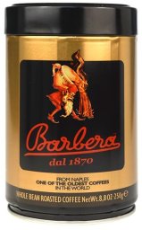Kawa ziarnista Barbera Classica 0,25 kg ziarnista Puszka