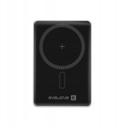 Evelatus Ārējais akumulators Evelatus Evelatus PD20W 5000mAh Power Bank MagLink Elite With Wireless charging EVEP02PBMES Silver EVEP02PBMES
