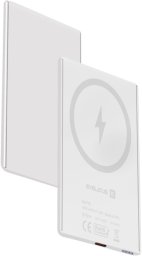 Evelatus Power Bank Ārējais akumulators 3000mAh Super Slim With Wireless charging EVEP03PBSSW White