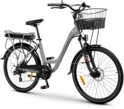 Rower elektryczny Airwheel Lancia Incanto City E-Bike Motor power 250 W Wheel size 26 " Warranty 24 month(s) Silver