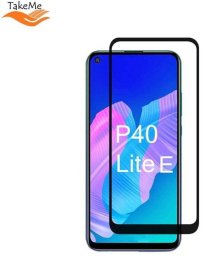 TakeMe Hard Ceramic Pełna powierzchnia szkło ochronne do Huawei P40 Lite / P40 Lite E czarny